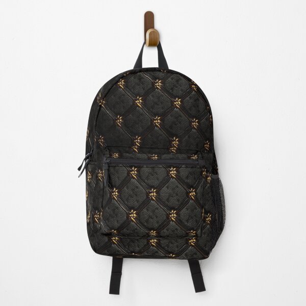 Item preview, Black Gold Leather Pattern designed and sold by GrinGalore.