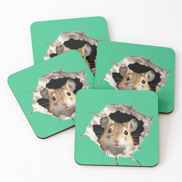 Item preview, Adorable Gerbil Peeking Design for Pet and Rodent Enthusiasts designed and sold by harmzk90.