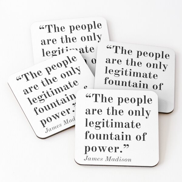 Item preview, James Madison Quote designed and sold by SoulQuot.