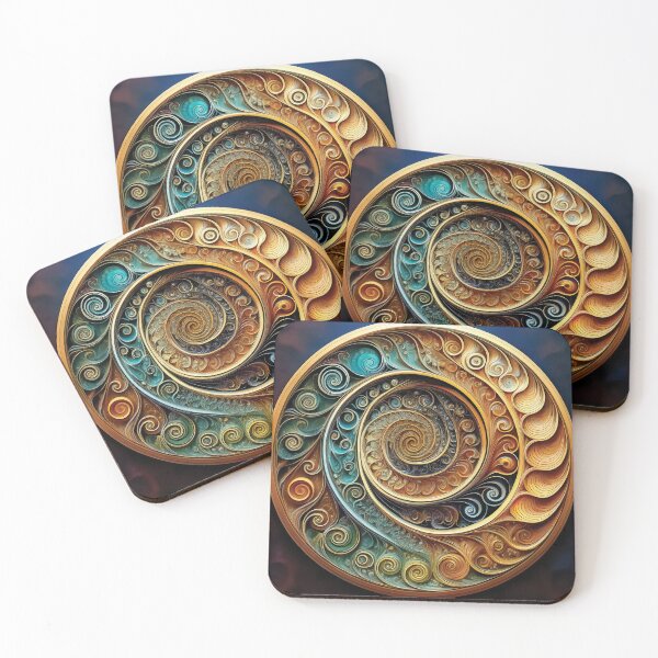 Item preview, A mesmerizing spiral pattern design composed of numerous layers and colors. designed and sold by HEMRO.