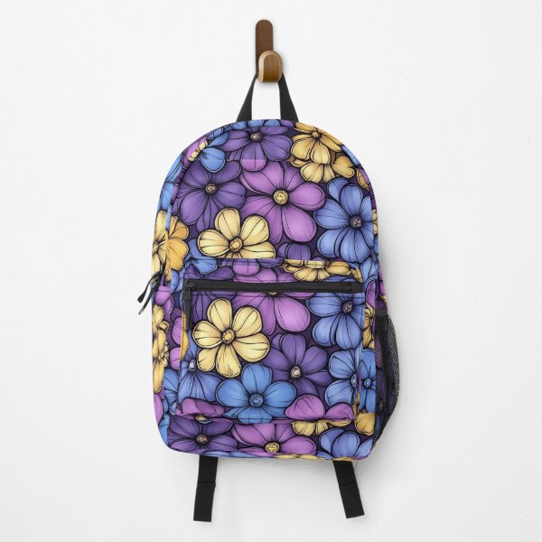 Item preview, Cartoon pastel flower pattern designed and sold by liana campbell.