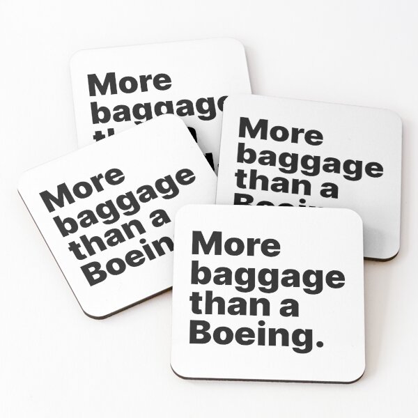 Item preview, More baggage than a Boeing | Life luggage designed and sold by ThingsOnTees.