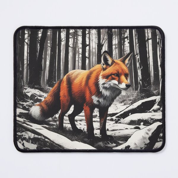Item preview, Fox in the forest designed and sold by PursuitOutdoors.