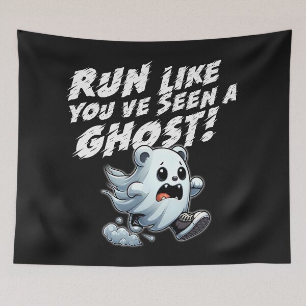 Item preview, Run like you've seen a ghost bear  designed and sold by TeddybearClub.