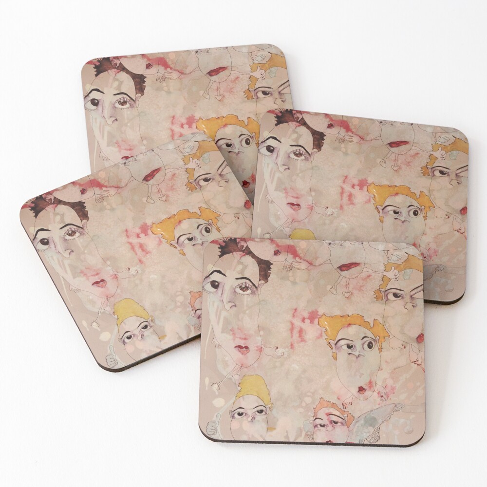 Item preview, Coasters (Set of 4) designed and sold by Rorschach68.