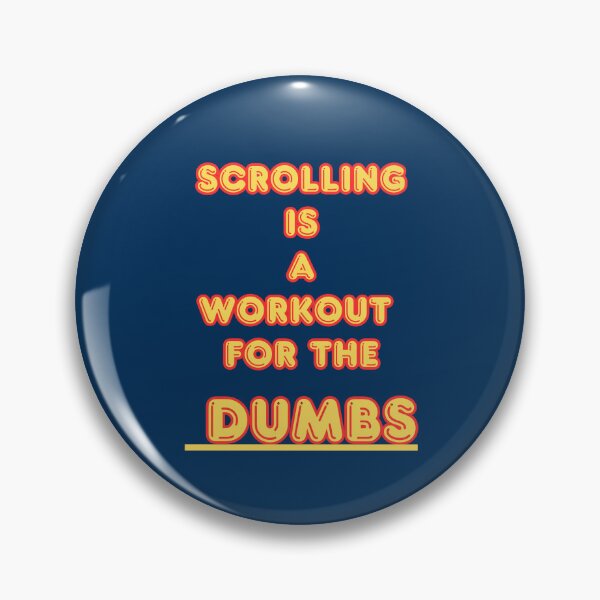 Item preview, Scrolling therapy for dumbs designed and sold by BohoHaven09.