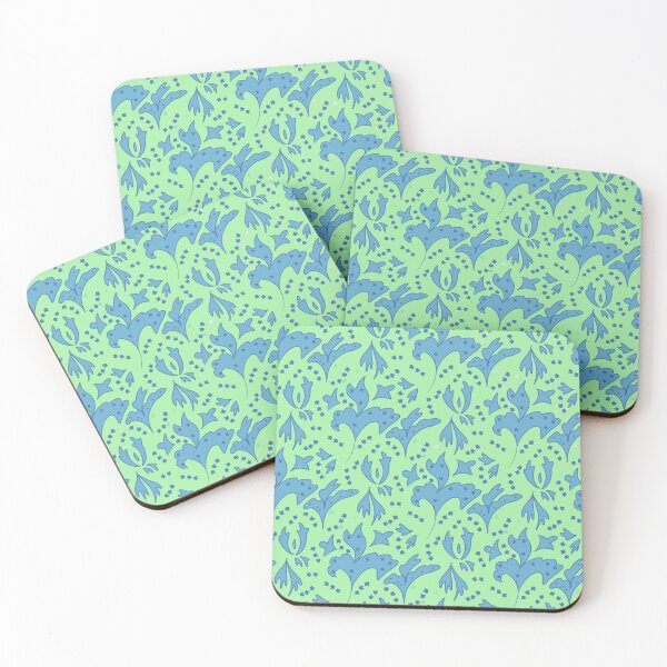 Item preview, Blue Floral designed and sold by Muse-Mosaic.