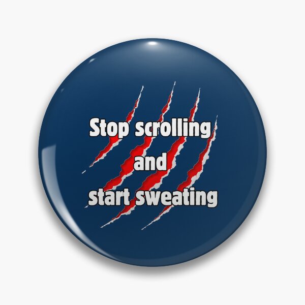 Item preview, Stop Scrolling & Start Sweating designed and sold by BohoHaven09.