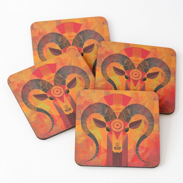 Item preview, Fiery Aries – Geometric Power designed and sold by ChillThunder.