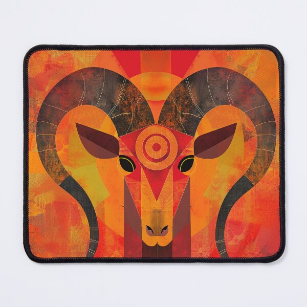 Item preview, Fiery Aries – Geometric Power designed and sold by ChillThunder.