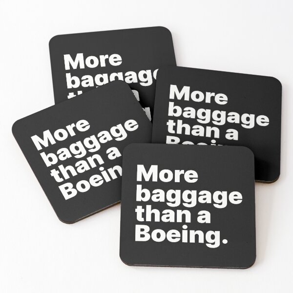 Item preview, More baggage than a Boeing | Life luggage designed and sold by ThingsOnTees.