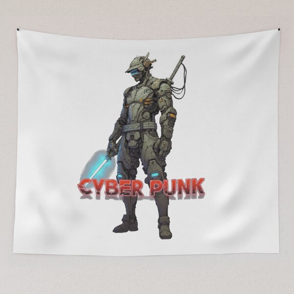 Item preview, Biomechanical Cyberpunk Ninja, Cyber-Augmented Punk, designed and sold by Smash-420.