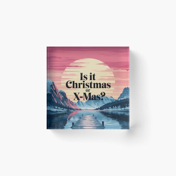 Item preview, Is It Christmas or X-Mas? designed and sold by NtoikeShop123.