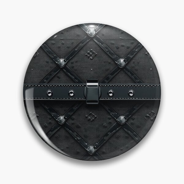Item preview, Black Metal Leather Belt Pattern designed and sold by GrinGalore.