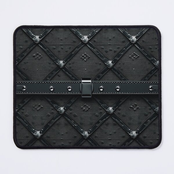 Item preview, Black Metal Leather Belt Pattern designed and sold by GrinGalore.