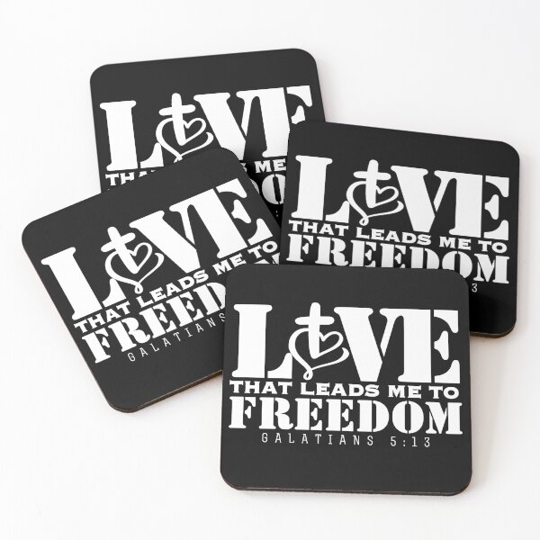 Item preview, Love That Leads Me To Freedom - Galatians 5:13 designed and sold by Kingdom Hearts.