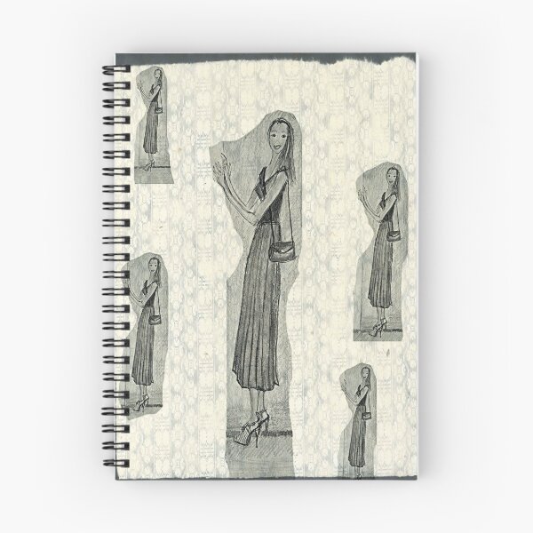 Item preview, Fashion Illustration Girl Wearing a Midi Skirt designed and sold by IvanaKada.