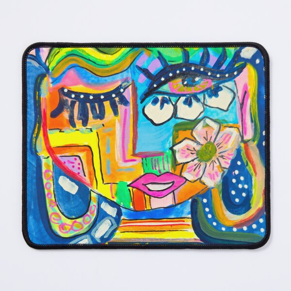 Item preview, Vibrant Abstract Art - Playful Patterns & Bold Colors - Modern Wall Decor Brenda Knoll Faces 2024 designed and sold by Brenda Knoll.