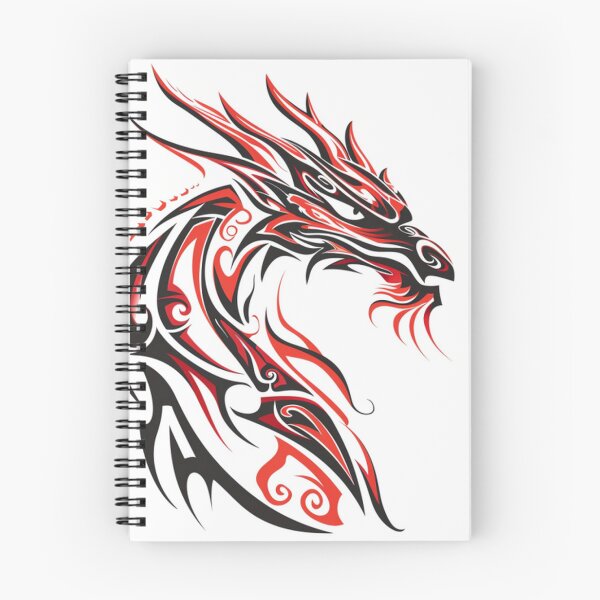 Item preview, tribal dragon tattoo designed and sold by asep sarifudin.