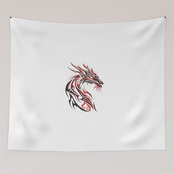 Item preview, tribal dragon tattoo designed and sold by asep sarifudin.