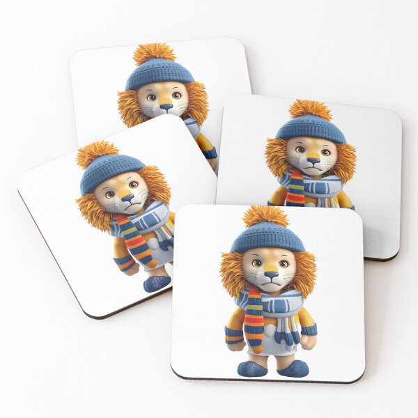 Item preview, CUTE 3D ANIMAL CHARACTERS OF A LION WITH HAT designed and sold by infinitearte.