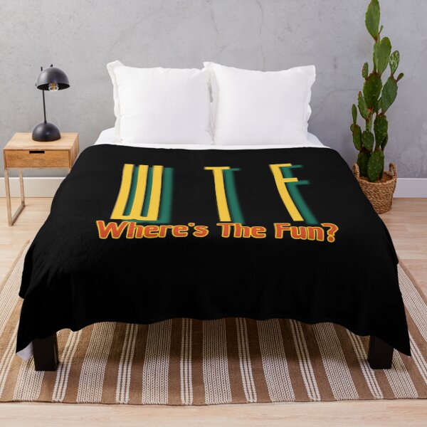 Item preview, WTF: Where's The Fun? | Fun and Quirky T-Shirt Design to Spread Positivity designed and sold by Colorful-Garden.