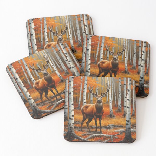 Item preview, Red Deer in The Autumn Forest designed and sold by PursuitOutdoors.