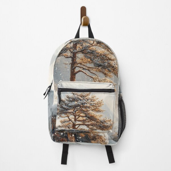 Item preview, A pine tree on the side of an icy mountain stream designed and sold by MargaretWiktor.