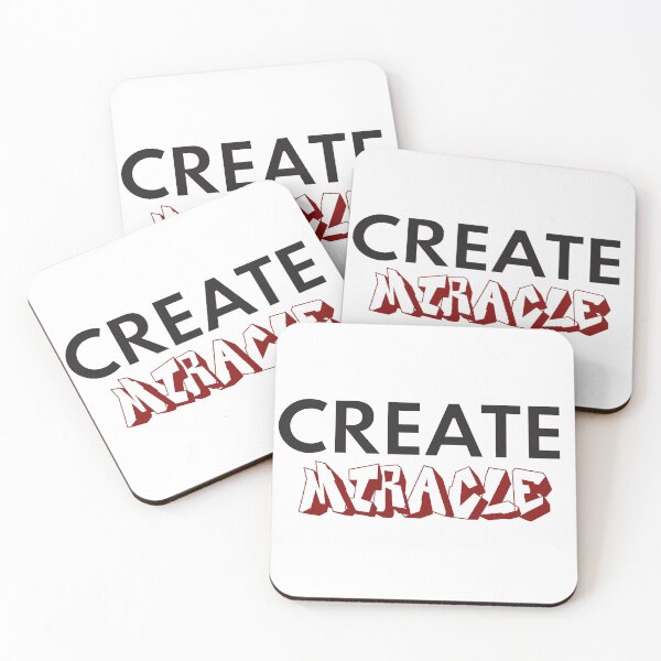 Item preview, Create Miracle Inspirational Typography designed and sold by PodiShop.