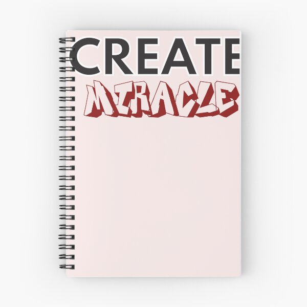 Item preview, Create Miracle Inspirational Typography designed and sold by PodiShop.