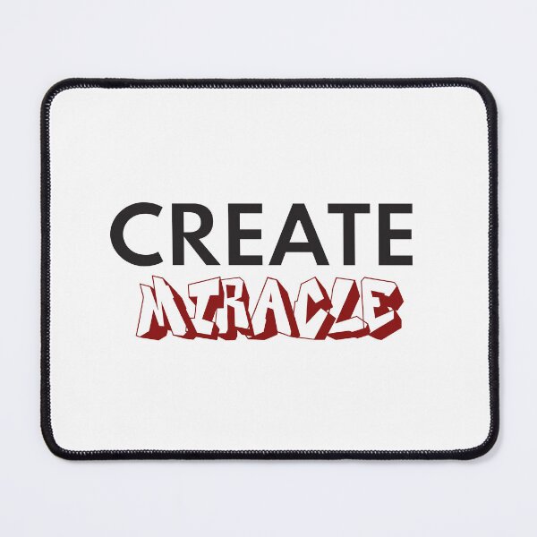 Item preview, Create Miracle Inspirational Typography designed and sold by PodiShop.