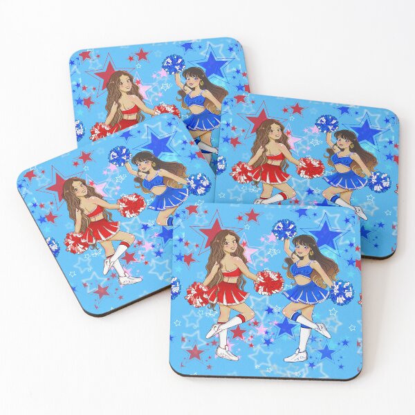 Item preview, cheerleaders designed and sold by MarielaArtShop.