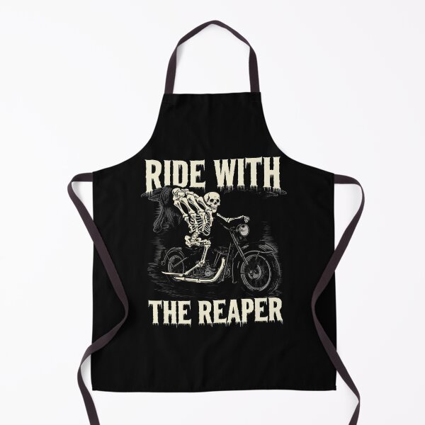 Item preview, Ride With The Reaper , Cool Skeleton Riding a motorcycle Design designed and sold by Hotshots Design.