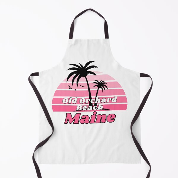 Item preview, Retro Cool Old Orchard Beach Maine Palm Tree at Sunset designed and sold by karmdaf.