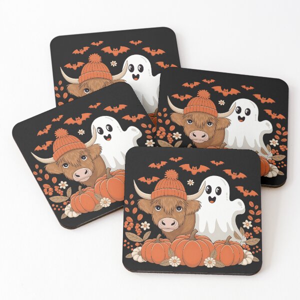 Artikelvorschau, Gruselige Moos & Highland Boos Halloween Geschenke entworfen und verkauft von Hotshots Design.