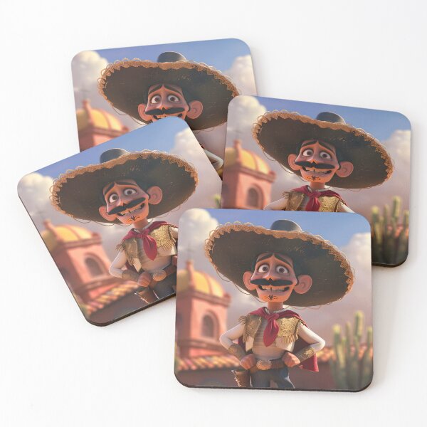 Item preview, Animated Mexican cowboy character in desert setting. designed and sold by Artessie.