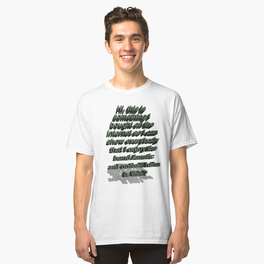 american football band shirt