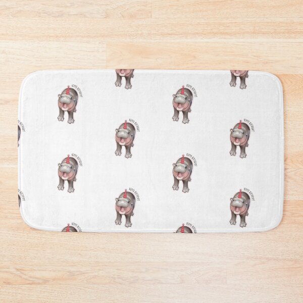 Item preview, Hippo Birthday! Funny Pygmy hippo designed and sold by GosiaArtGarden.
