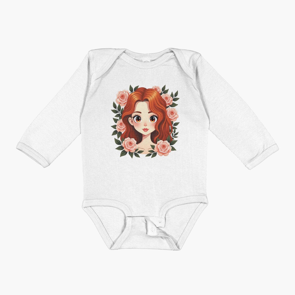 Item preview, Long Sleeve Baby One-Piece designed and sold by FotiraStudio.