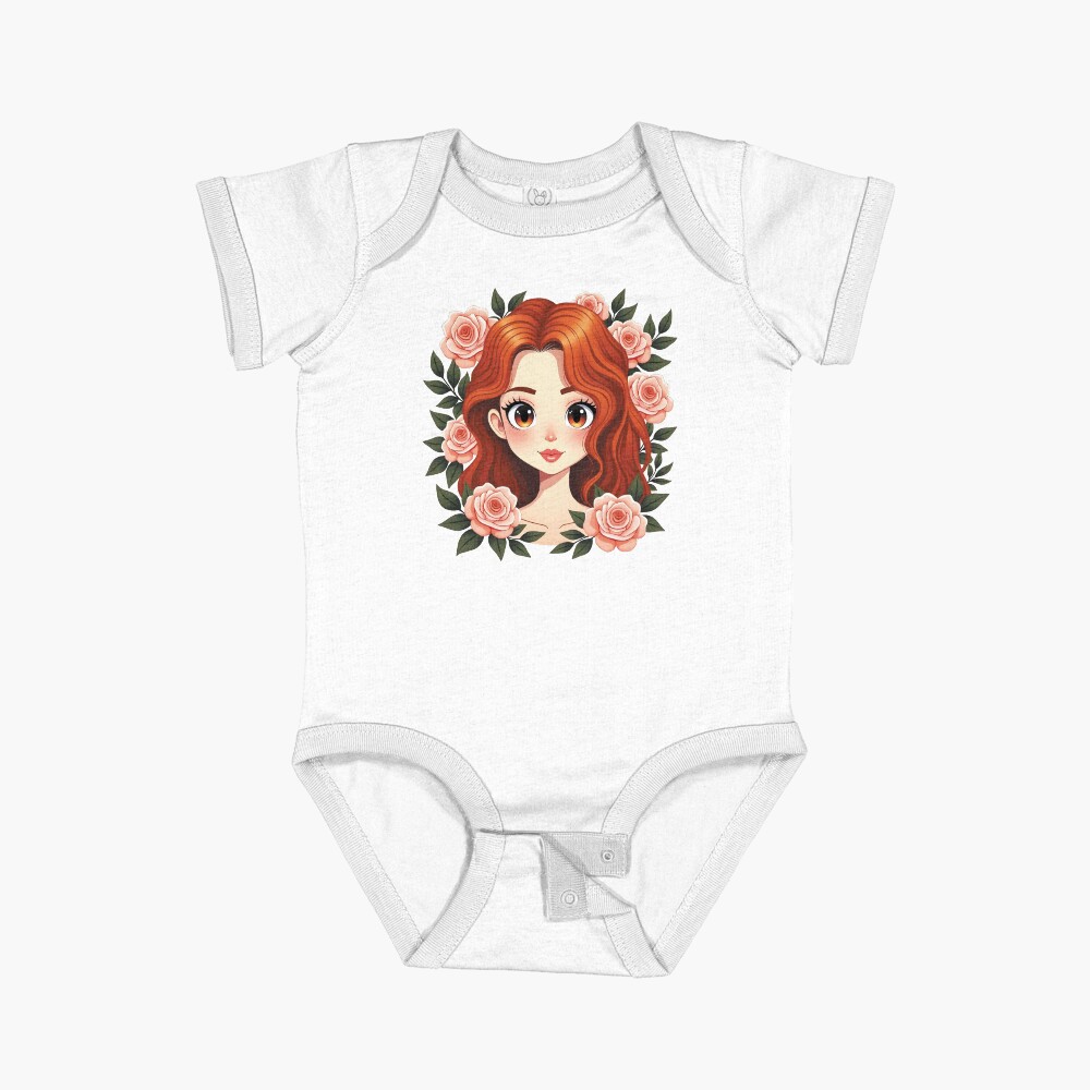 Item preview, Short Sleeve Baby One-Piece designed and sold by FotiraStudio.