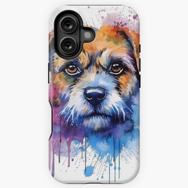 Item preview, Border Terrier | Colorful Watercolor Design #1 designed and sold by MatsurexDesigns.