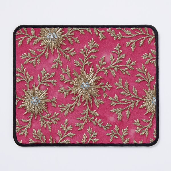 Item preview, Pink Victorian Christmas Themed Wallpaper designed and sold by ArDecoS.