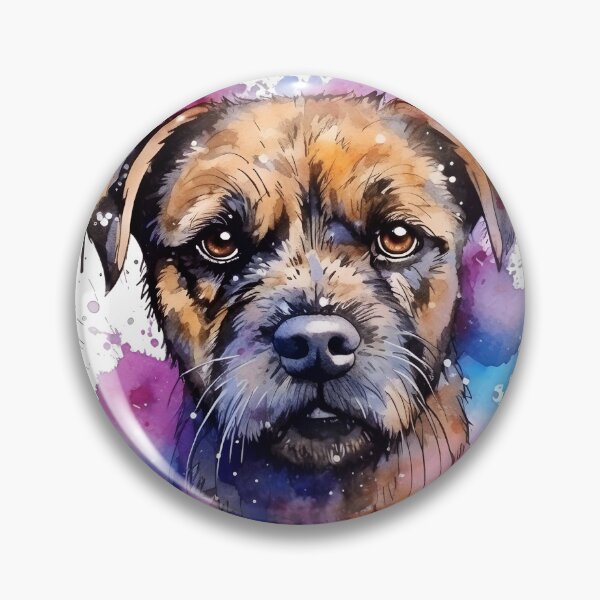 Item preview, Border Terrier | Colorful Watercolor Design #2 designed and sold by MatsurexDesigns.