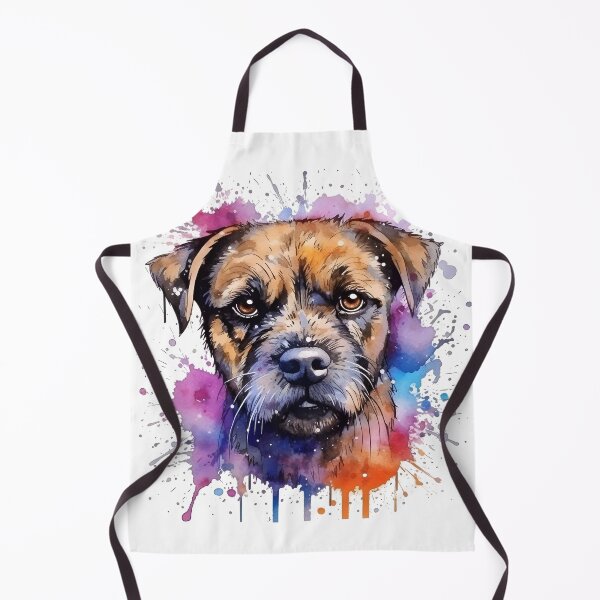 Item preview, Border Terrier | Colorful Watercolor Design #2 designed and sold by MatsurexDesigns.
