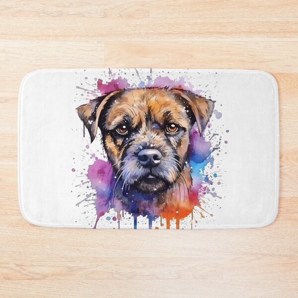Item preview, Border Terrier | Colorful Watercolor Design #2 designed and sold by MatsurexDesigns.