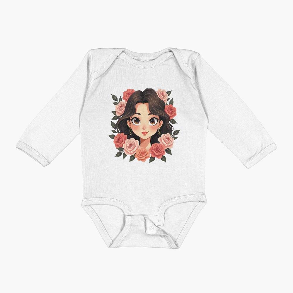 Item preview, Long Sleeve Baby One-Piece designed and sold by FotiraStudio.