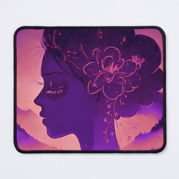 Item preview, Purple portrait of a woman designed and sold by roshana3.