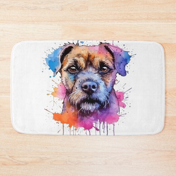 Item preview, Border Terrier | Colorful Watercolor Design #4 designed and sold by MatsurexDesigns.