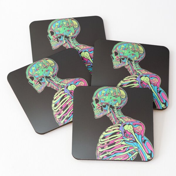 Item preview, Psychedelic Anatomy: Neon Skeleton designed and sold by landletsy.