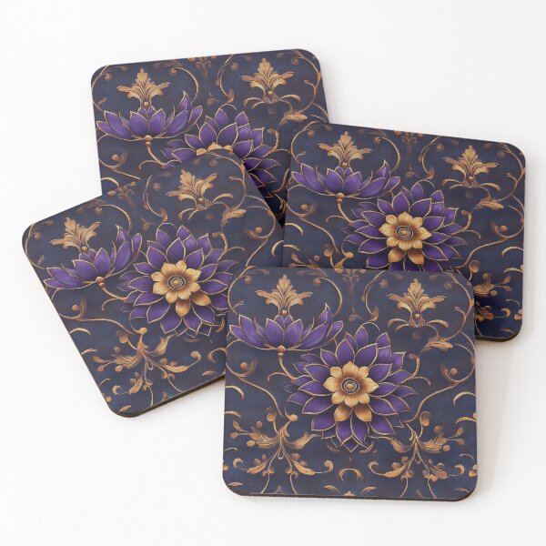 Item preview, Purple Victorian Christmas Themed Wallpaper  designed and sold by ArDecoS.